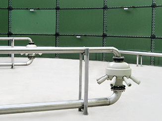 Multi-path ejectors inside aeration tanks