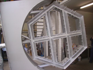 Canal burner as air preheater for make up air